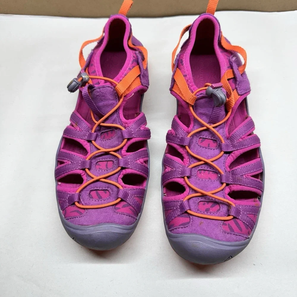 Keen Moxie Sandals Purple Wine/Nasturtium Washable Shoes 1016353 EU38 US 6 Youth
